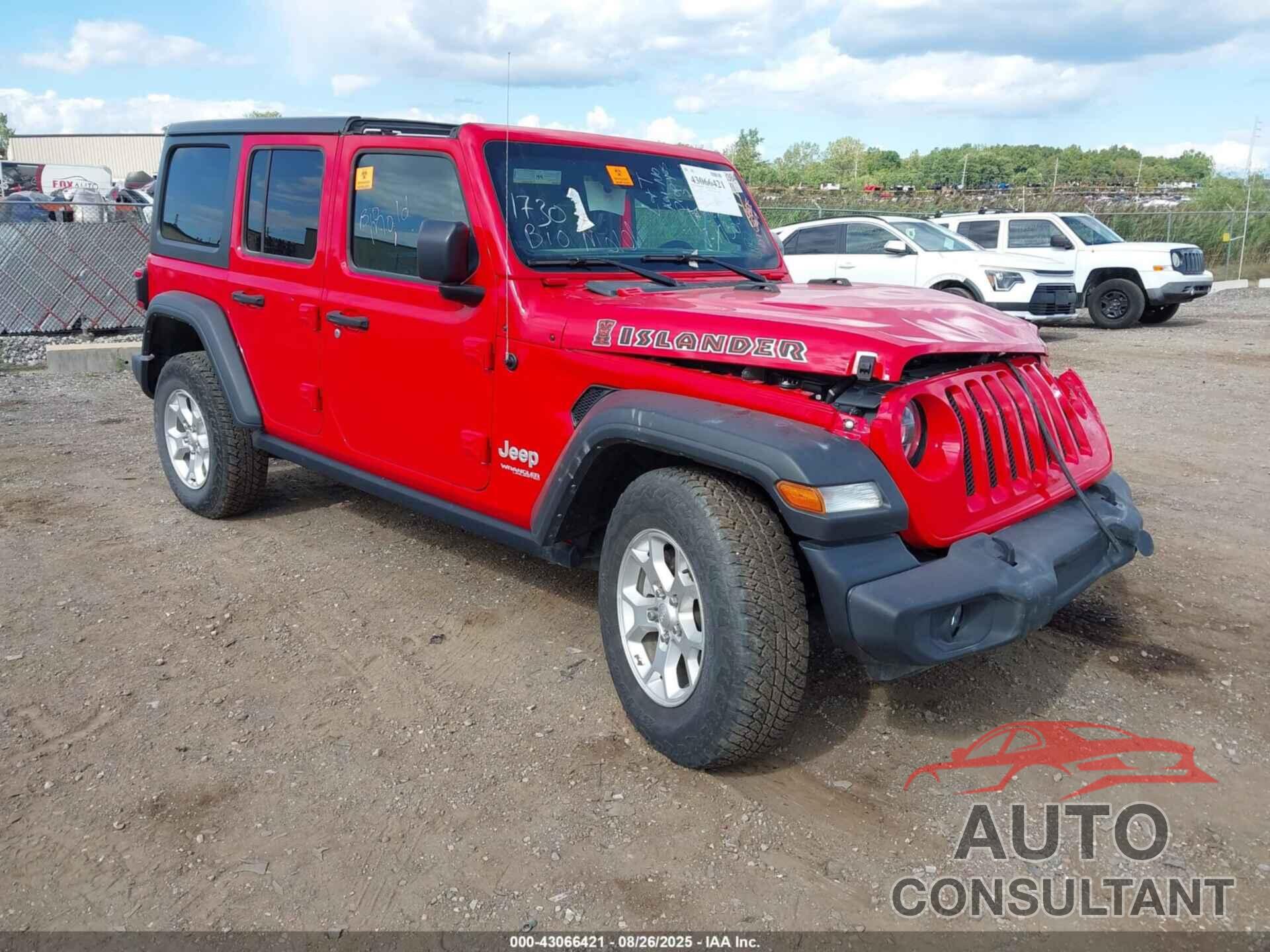 JEEP WRANGLER UNLIMITED 2021 - 1C4HJXDG8MW631730