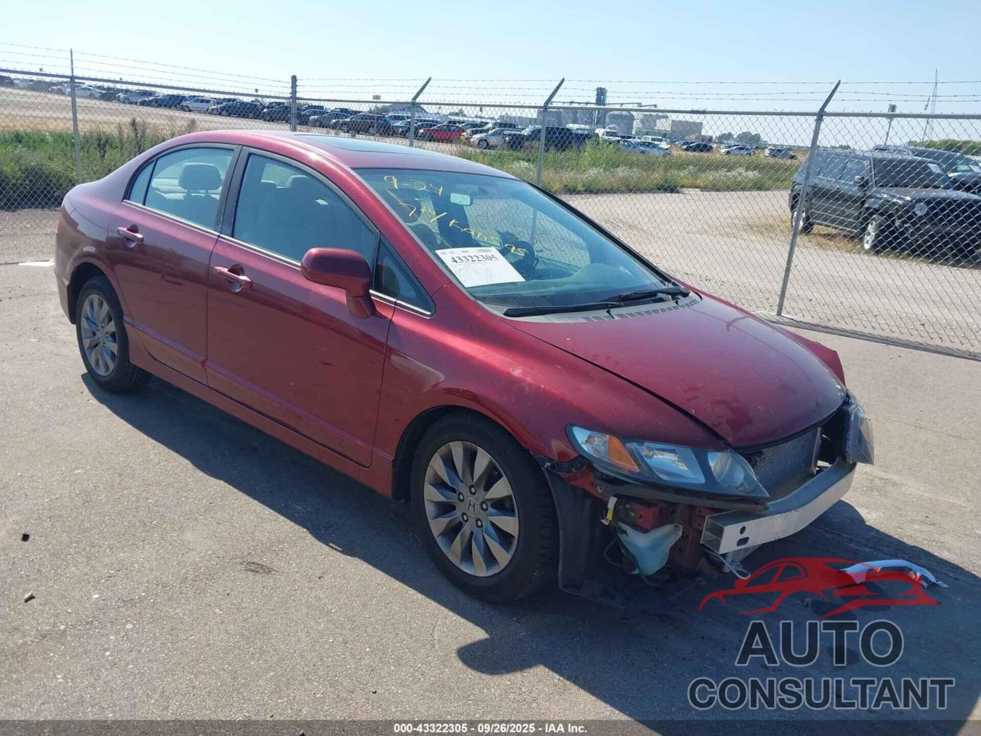 HONDA CIVIC 2009 - 19XFA16819E018781