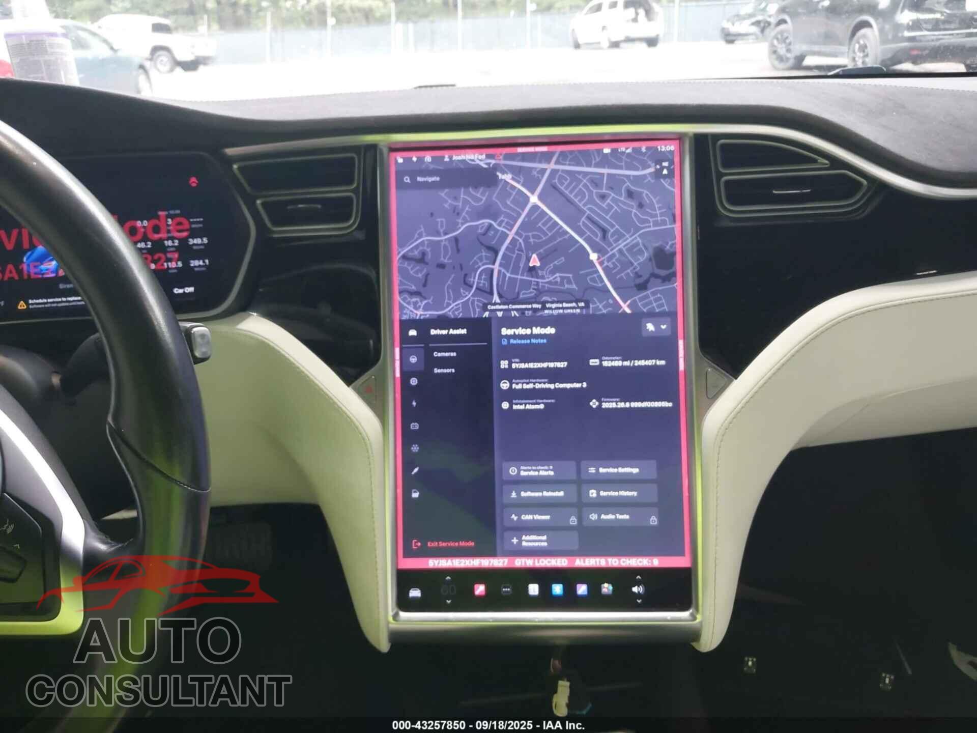TESLA MODEL S 2017 - 5YJSA1E2XHF197827