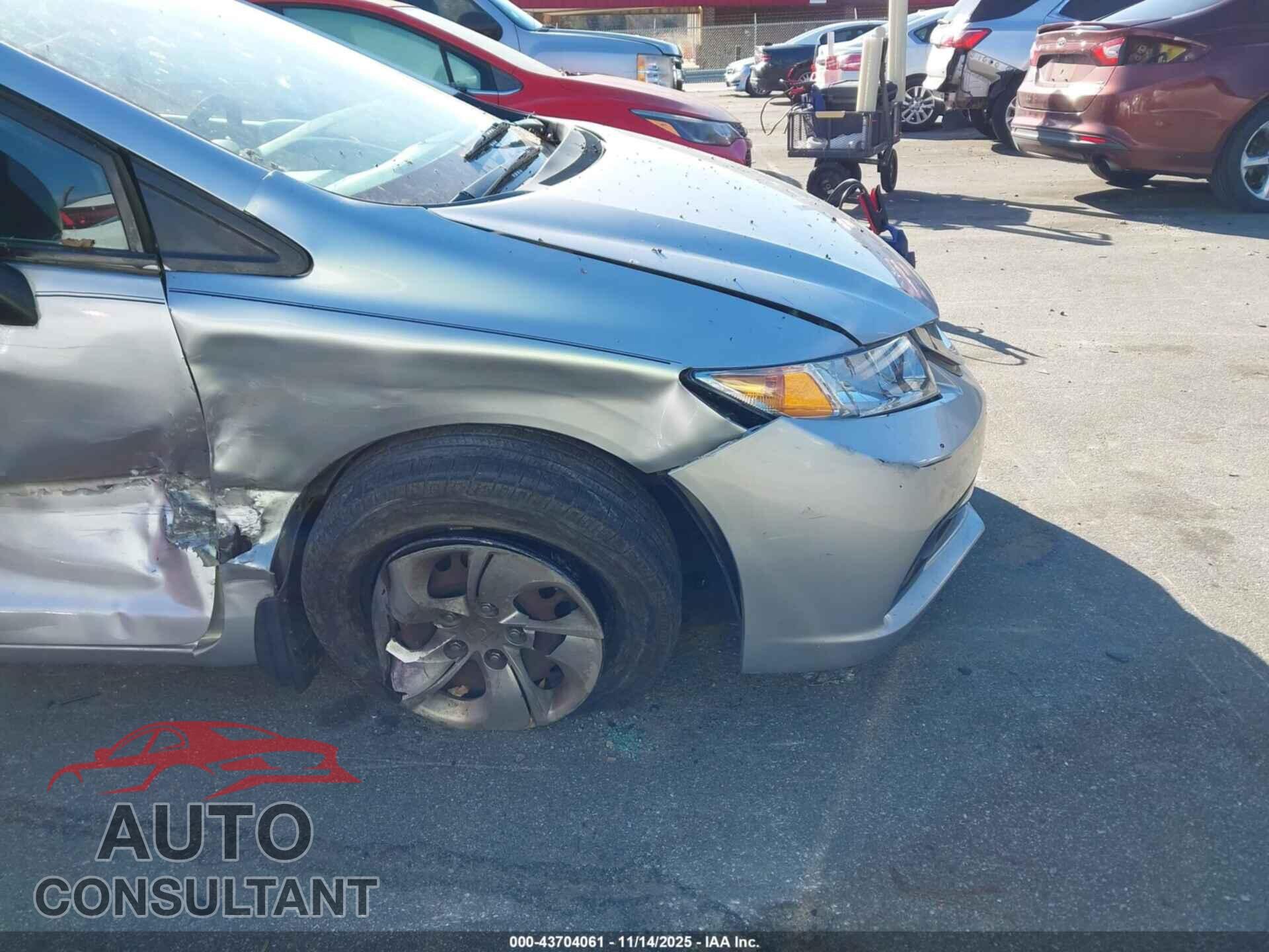 HONDA CIVIC 2013 - 19XFB2F57DE079666