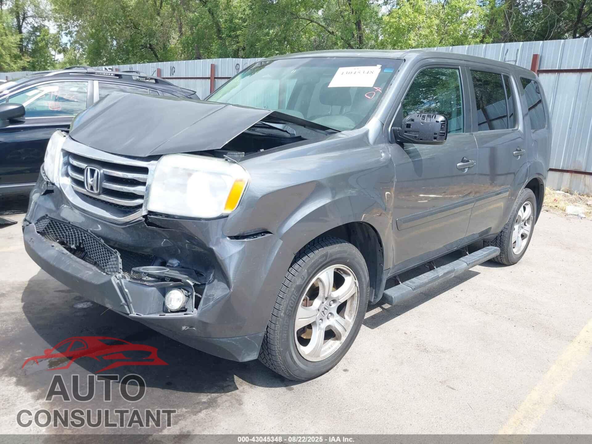 HONDA PILOT 2013 - 5FNYF4H53DB004818
