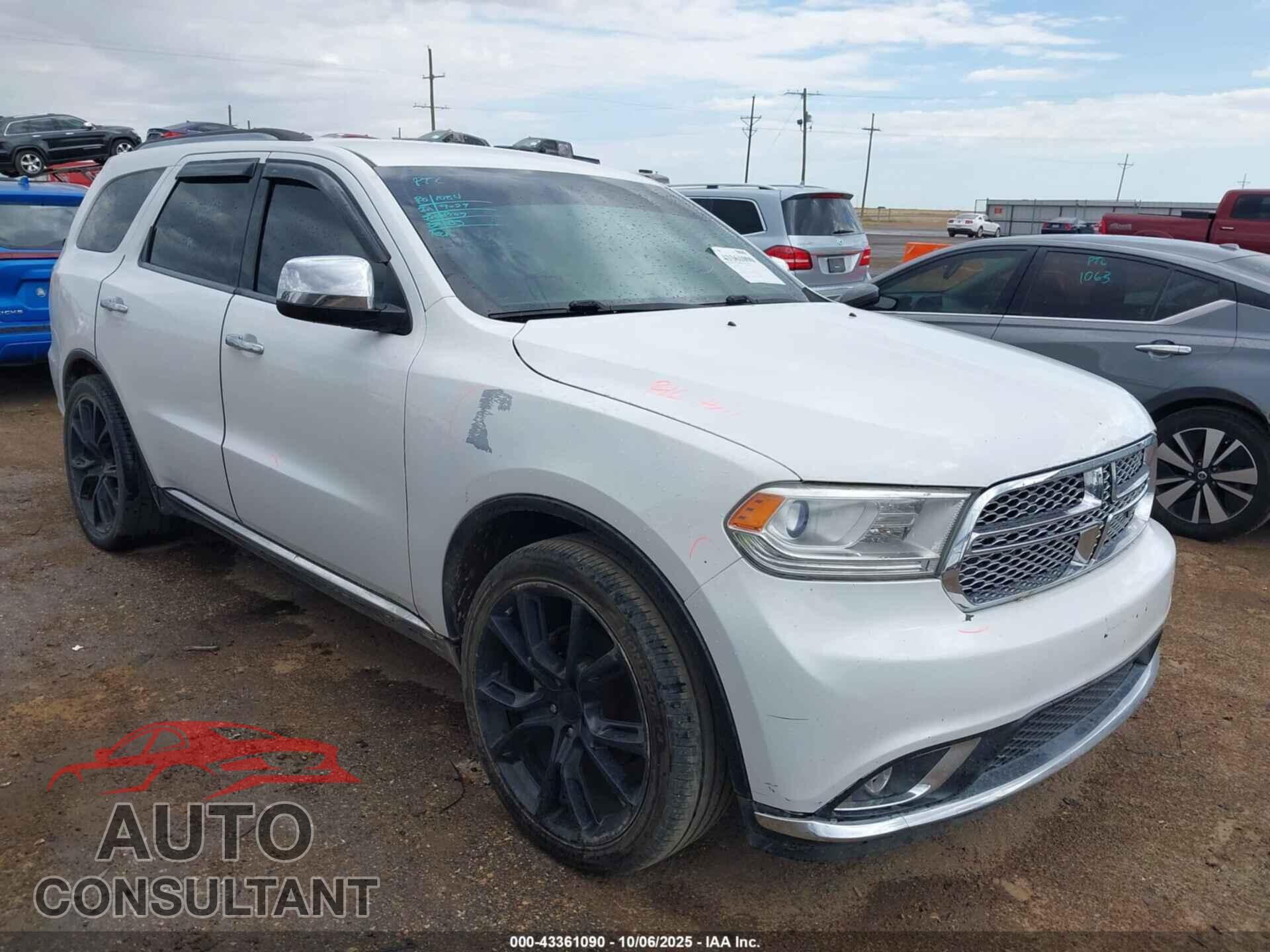 DODGE DURANGO 2015 - 1C4RDHAG1FC127904