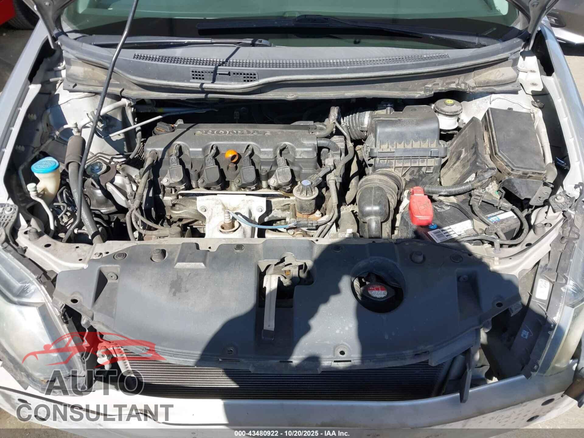 HONDA CIVIC 2013 - 19XFB2F55DE208505
