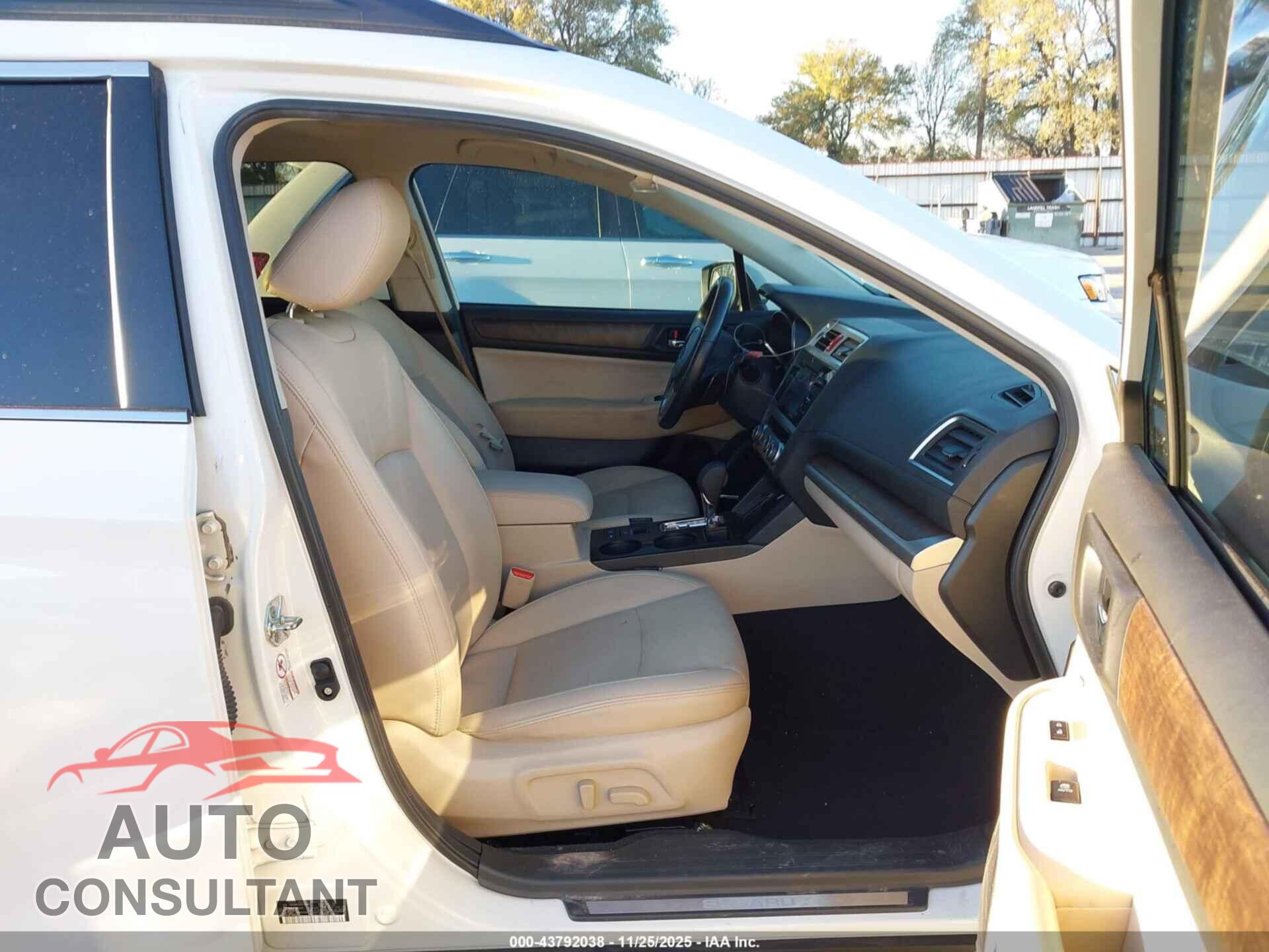 SUBARU OUTBACK 2016 - 4S4BSBNC3G3243467