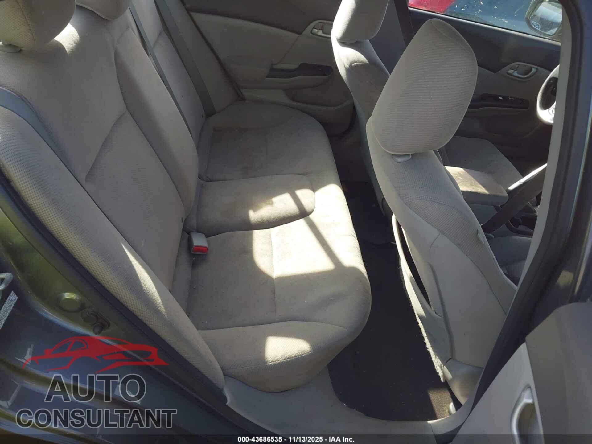 HONDA CIVIC 2012 - 2HGFB2F5XCH320947