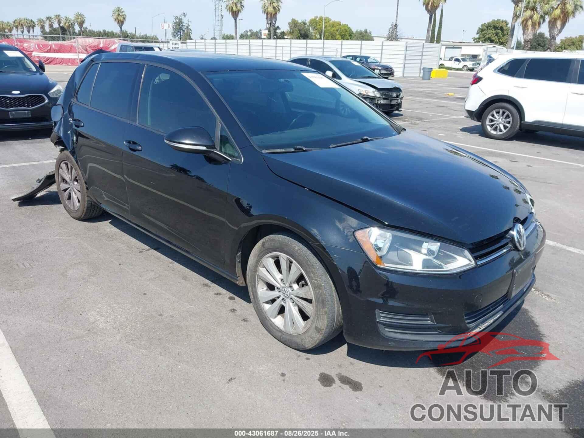 VOLKSWAGEN GOLF 2015 - 3VW2A7AU6FM095635