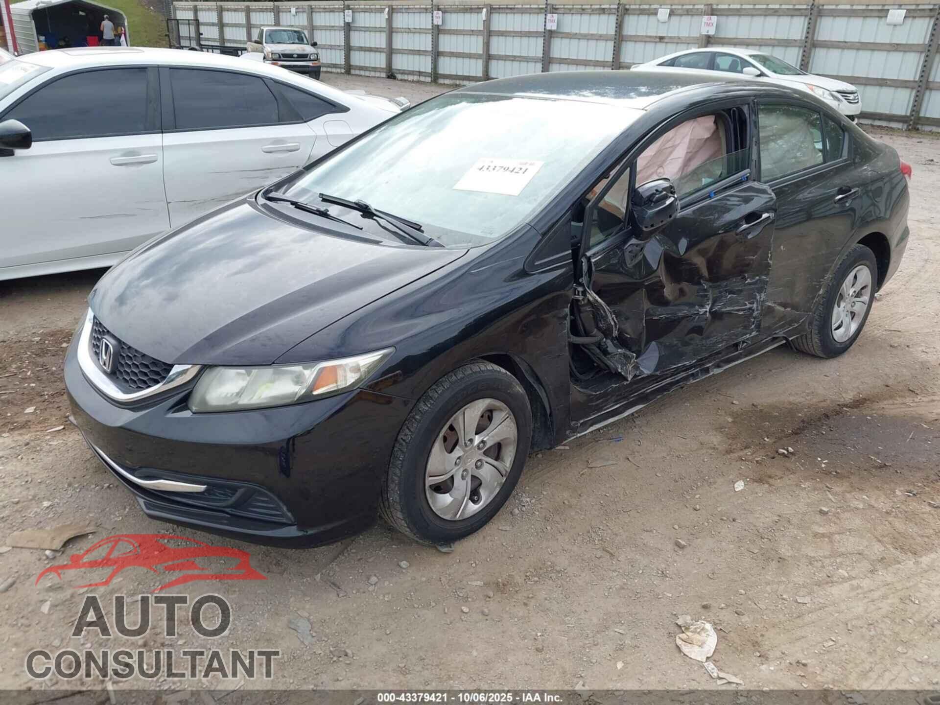 HONDA CIVIC 2013 - 19XFB2F59DE088255