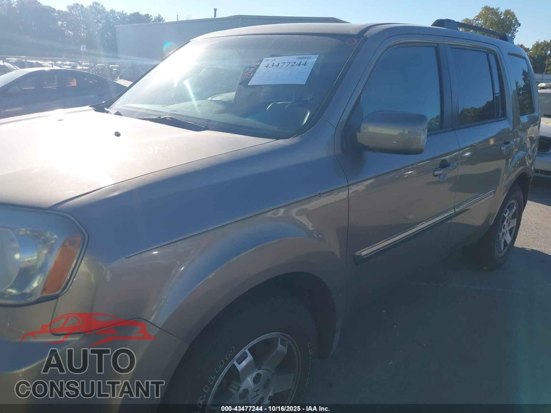 HONDA PILOT 2009 - 5FNYF38979B024297