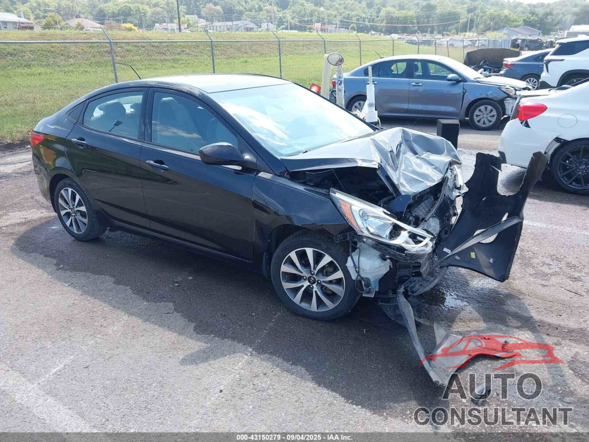 HYUNDAI ACCENT 2017 - KMHCT4AE4HU255143