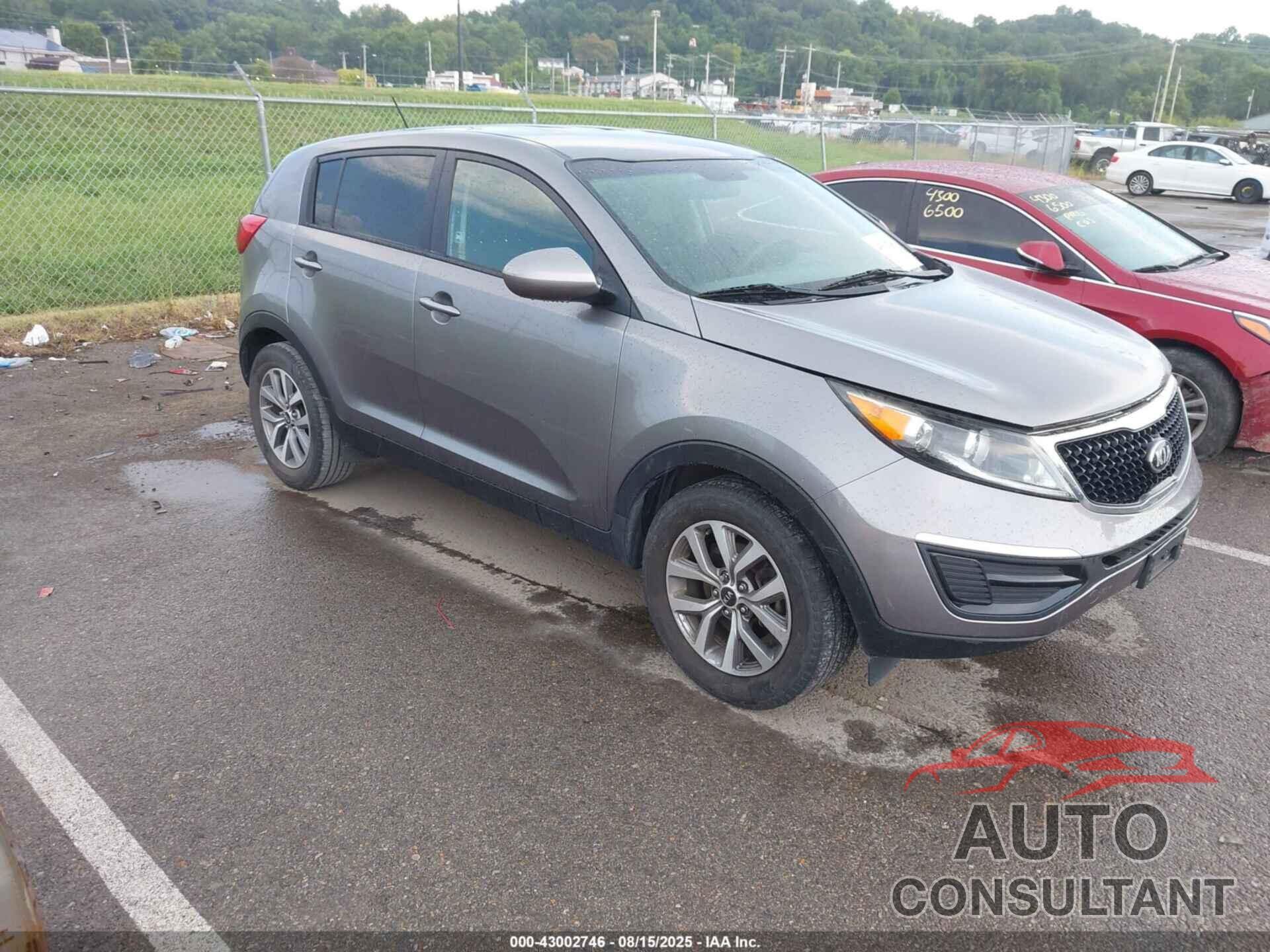 KIA SPORTAGE 2015 - KNDPB3ACXF7744935