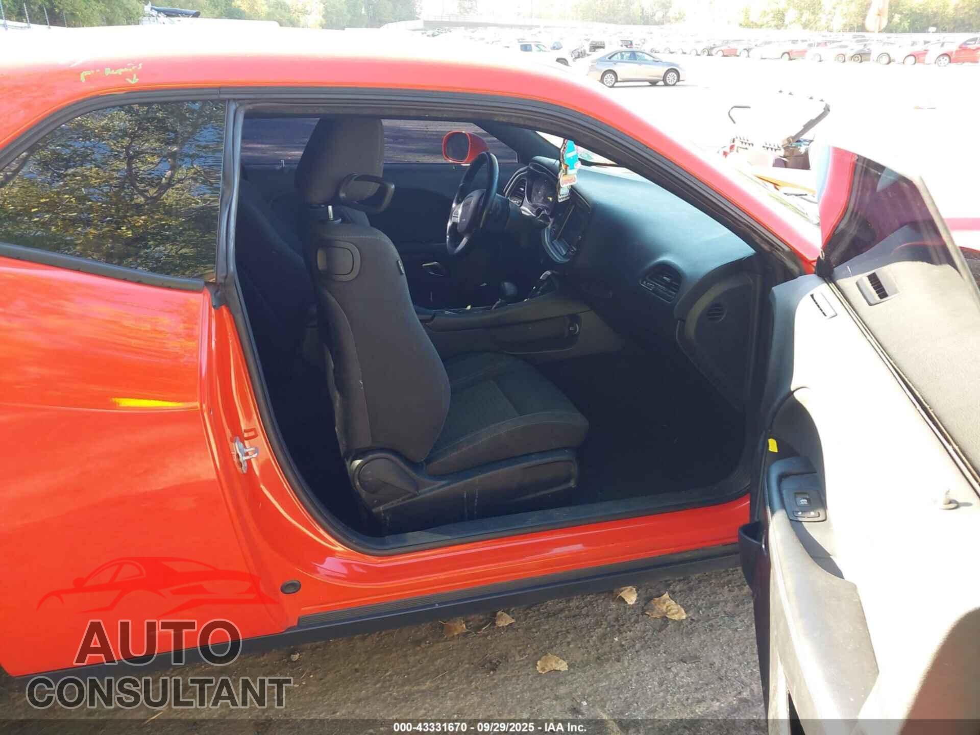 DODGE CHALLENGER 2019 - 2C3CDZAG7KH621398