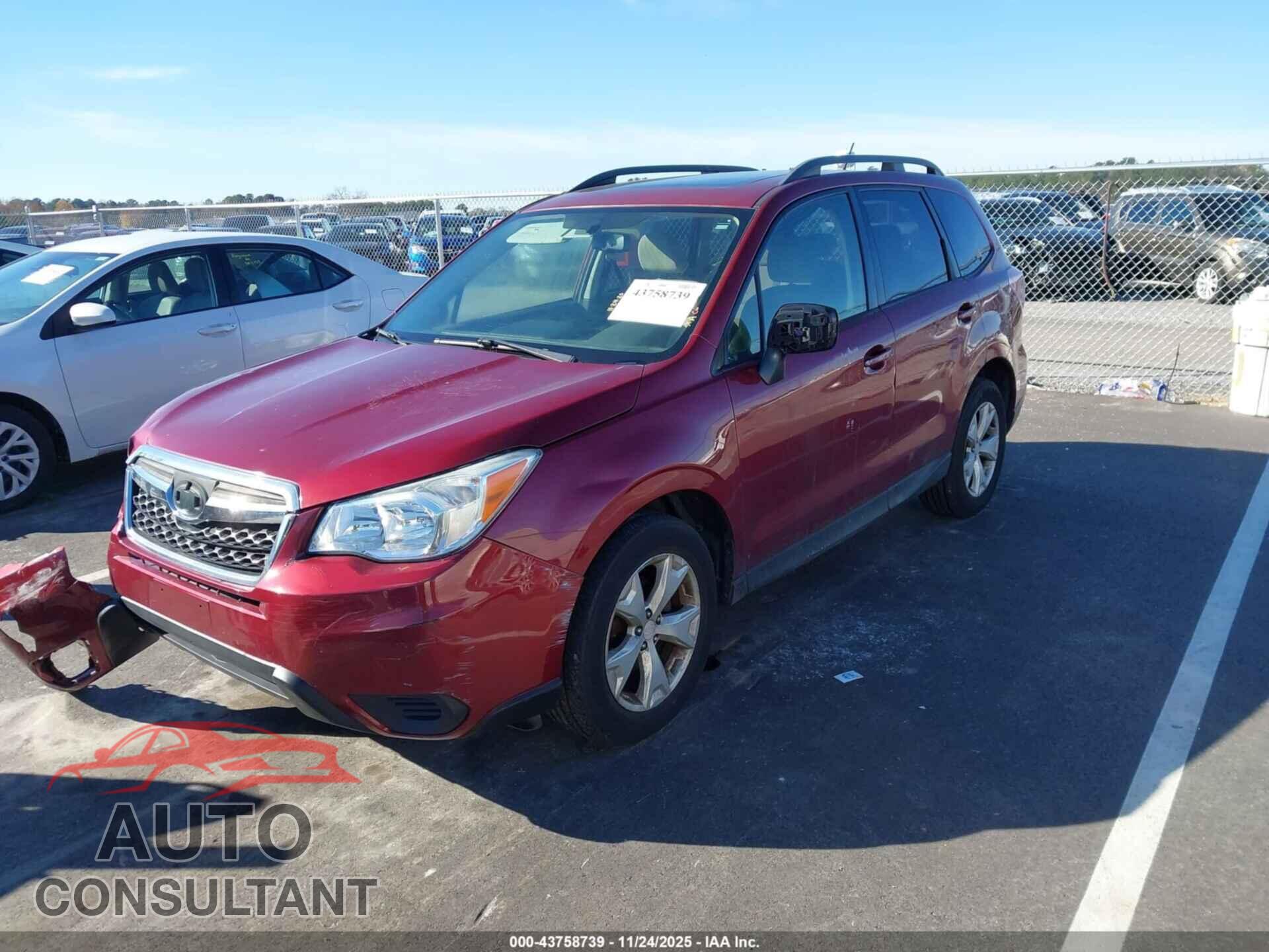 SUBARU FORESTER 2014 - JF2SJAEC0EH496409