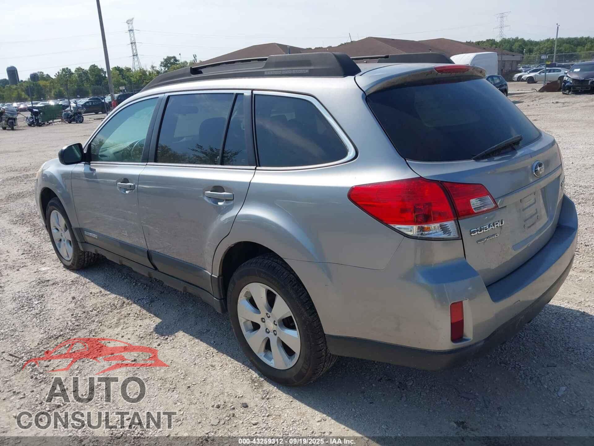 SUBARU OUTBACK 2011 - 4S4BRBCC3B3363731