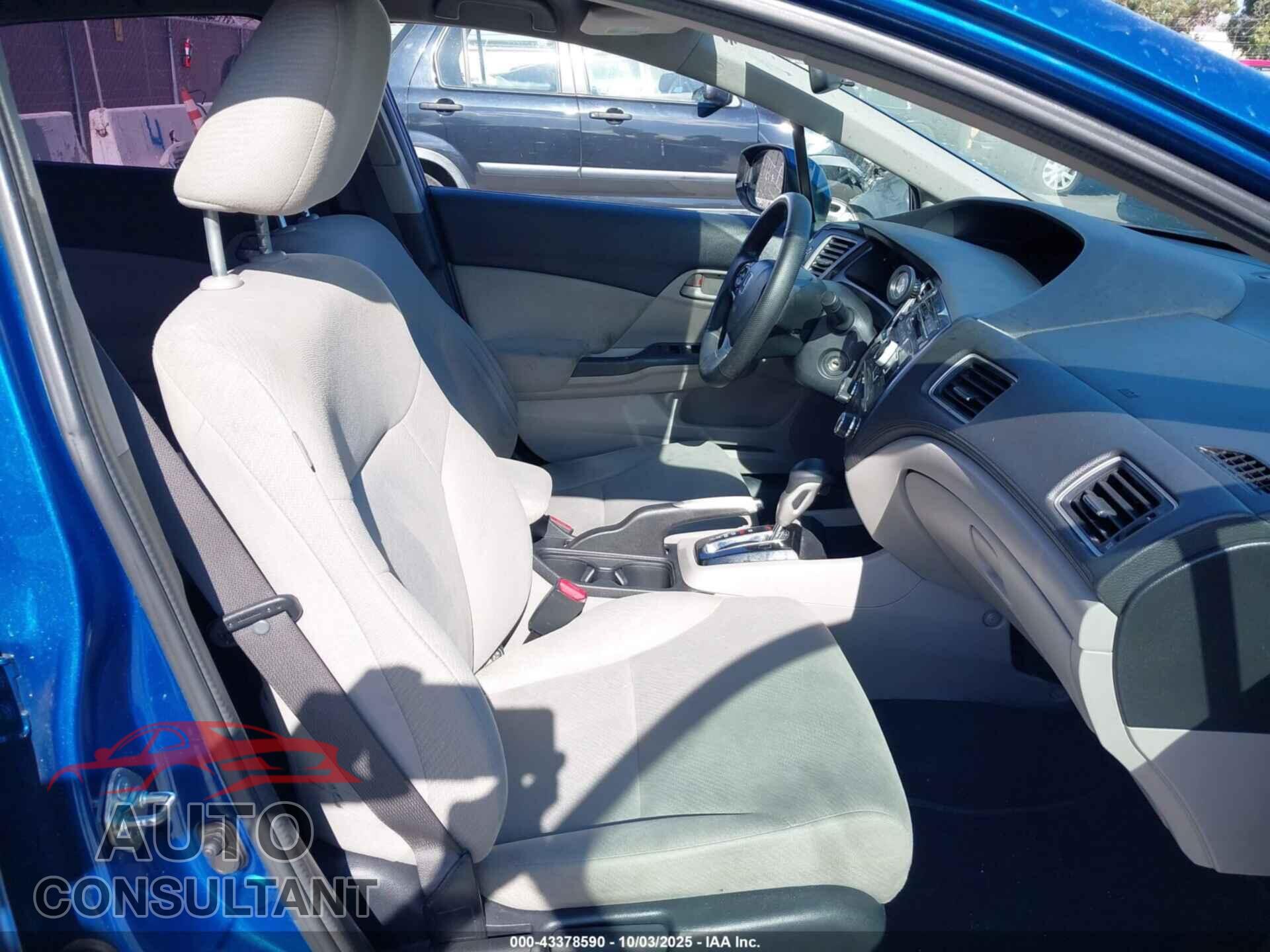 HONDA CIVIC 2013 - 19XFB2F57DE206951