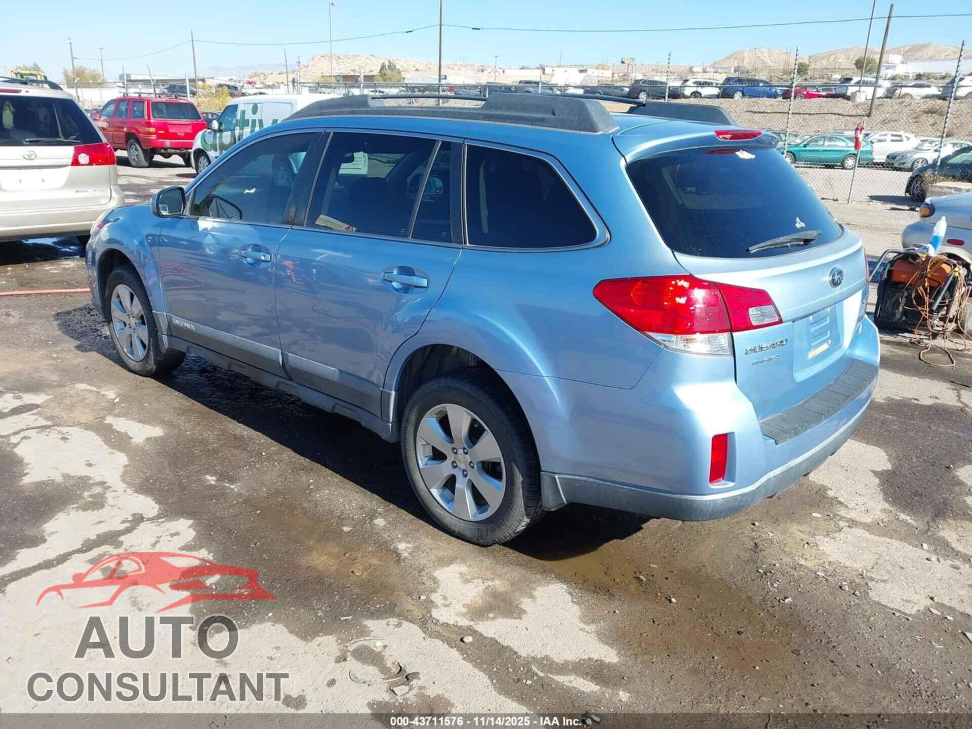 SUBARU OUTBACK 2012 - 4S4BRCCC1C3253154