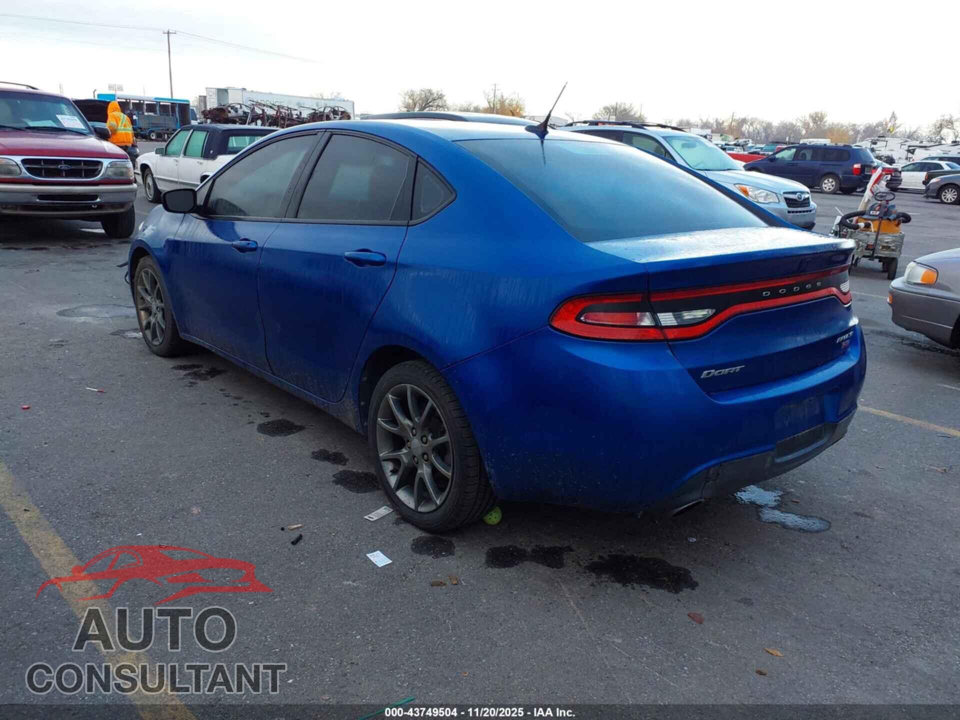 DODGE DART 2013 - 1C3CDFBH2DD147981
