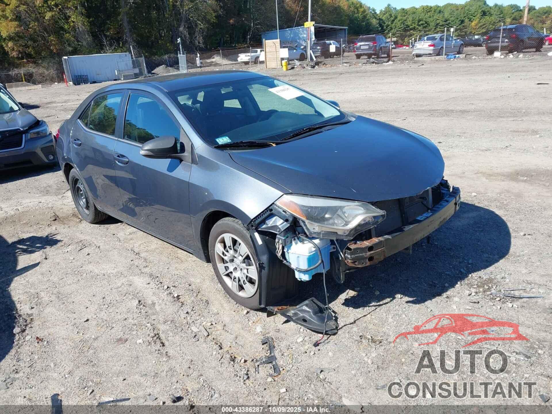 TOYOTA COROLLA 2015 - 2T1BURHE6FC351091