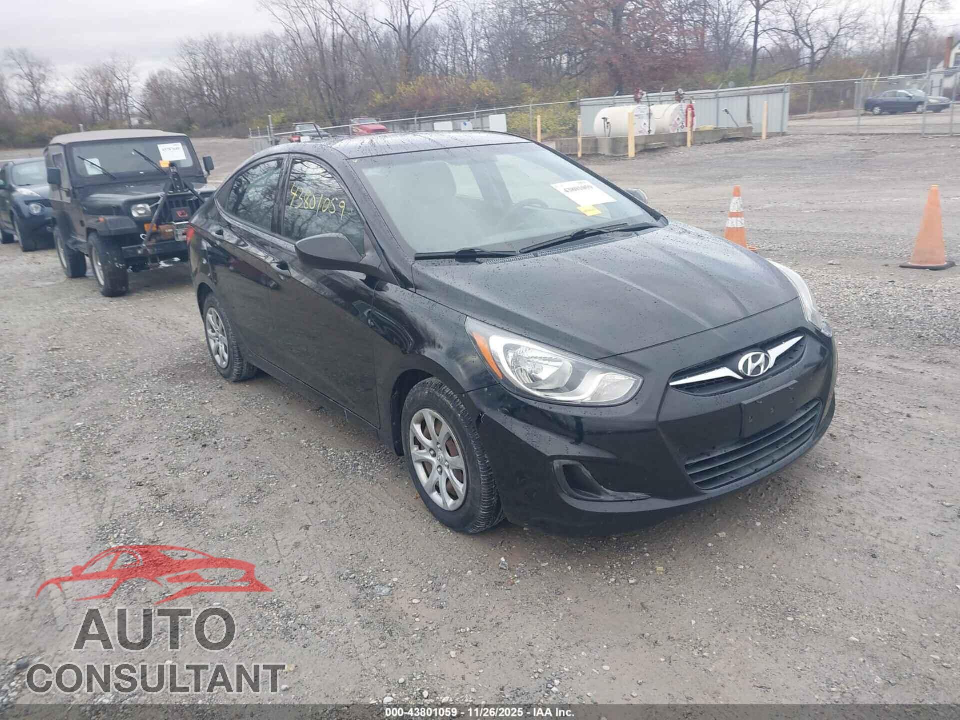 HYUNDAI ACCENT 2012 - KMHCT4AE3CU073524