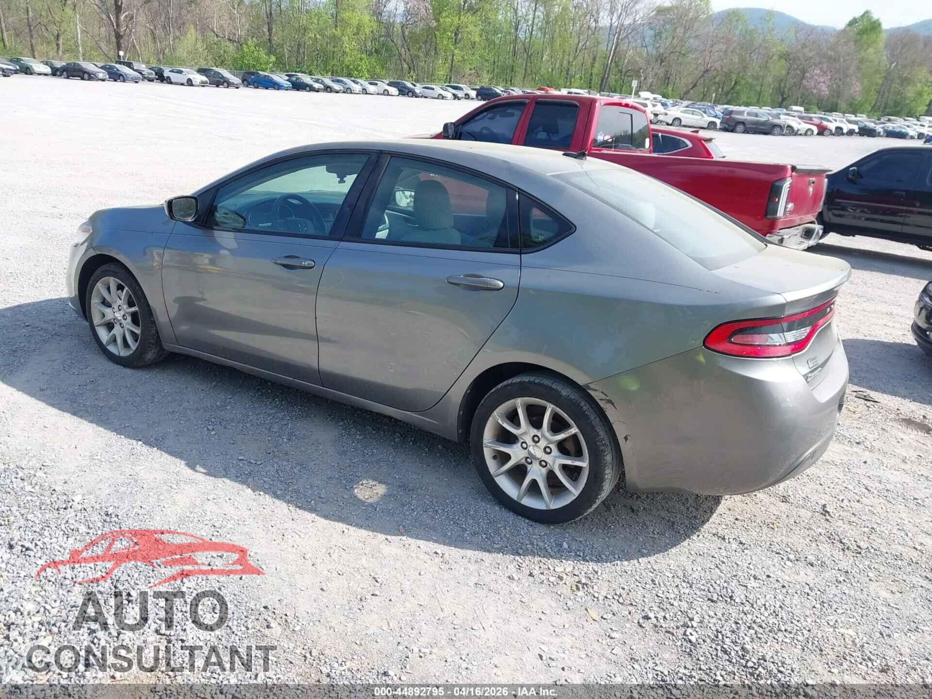DODGE DART 2013 - 1C3CDFBA3DD708126