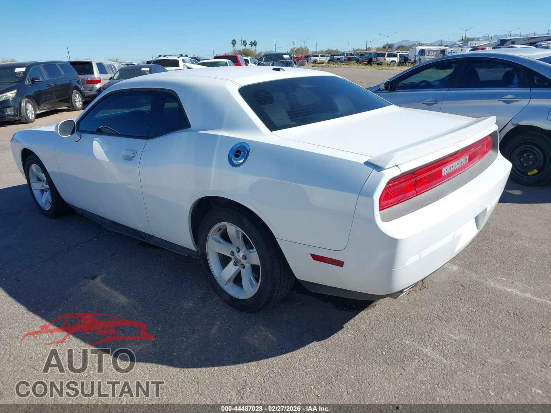 DODGE CHALLENGER 2013 - 2C3CDYAG6DH510760