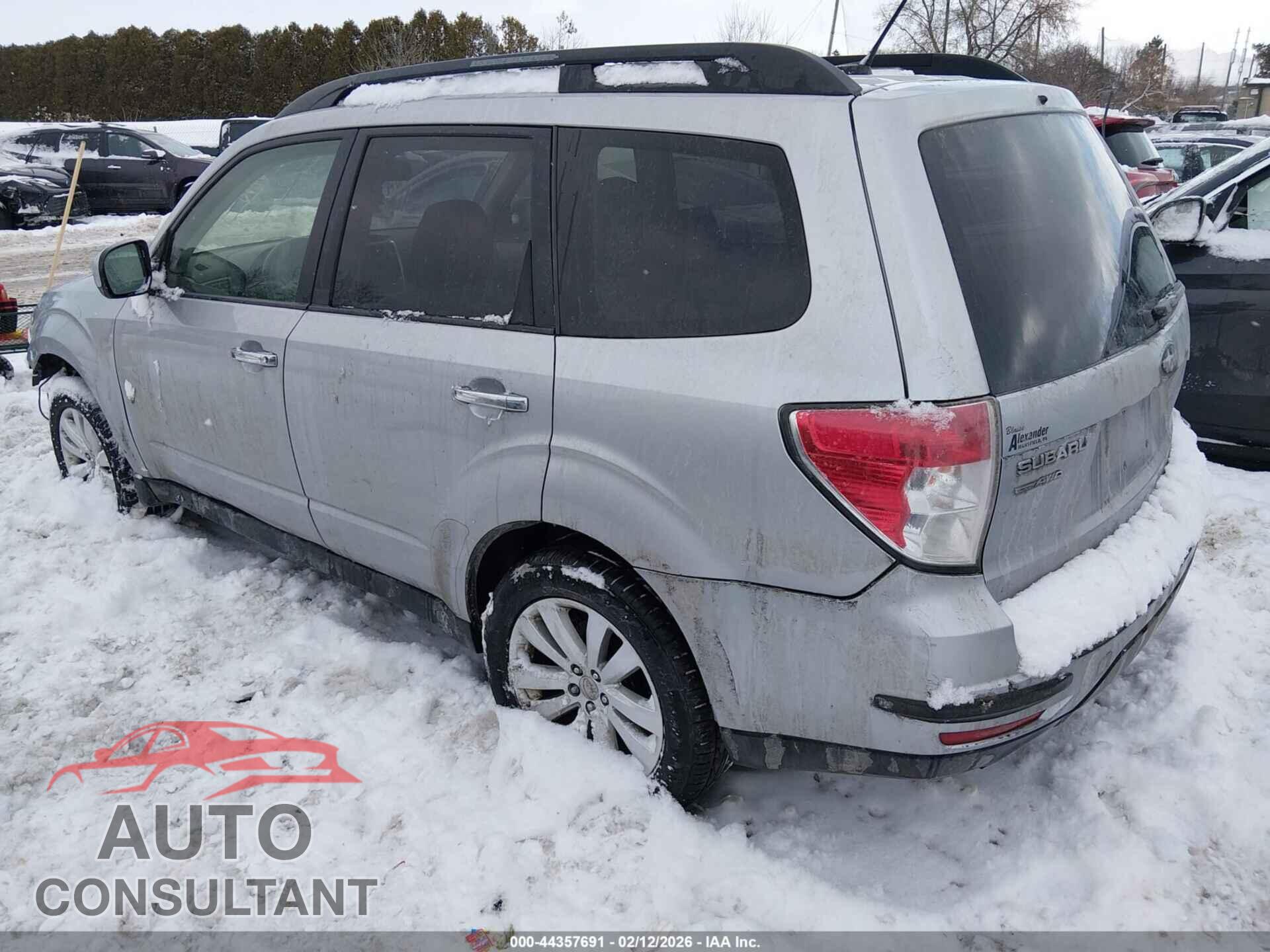 SUBARU FORESTER 2012 - JF2SHAEC0CH453262
