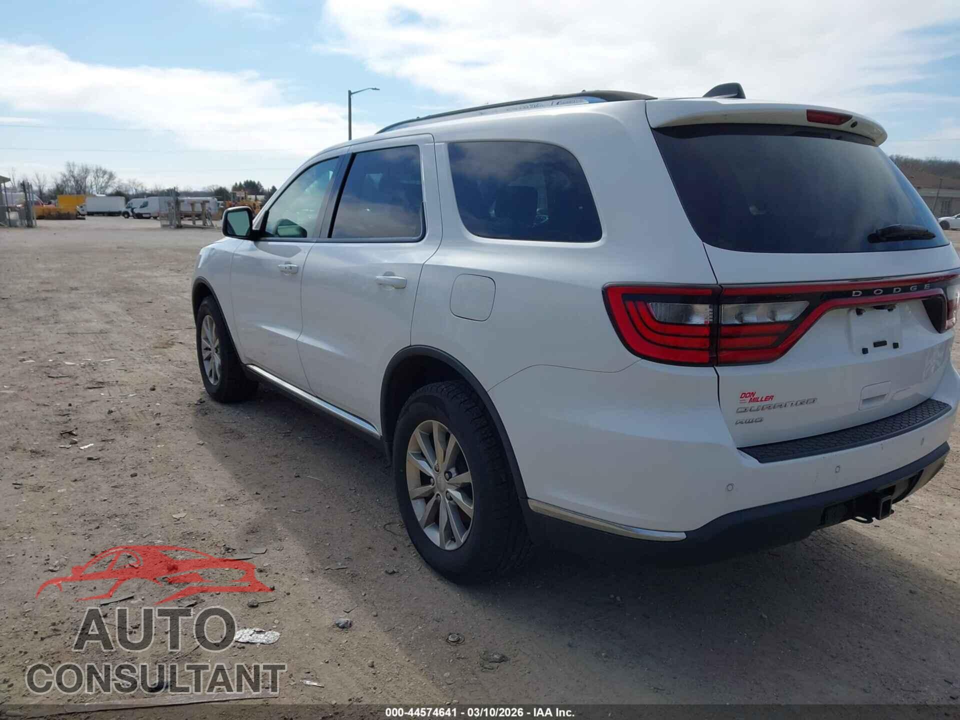 DODGE DURANGO 2017 - 1C4RDJAG9HC937775