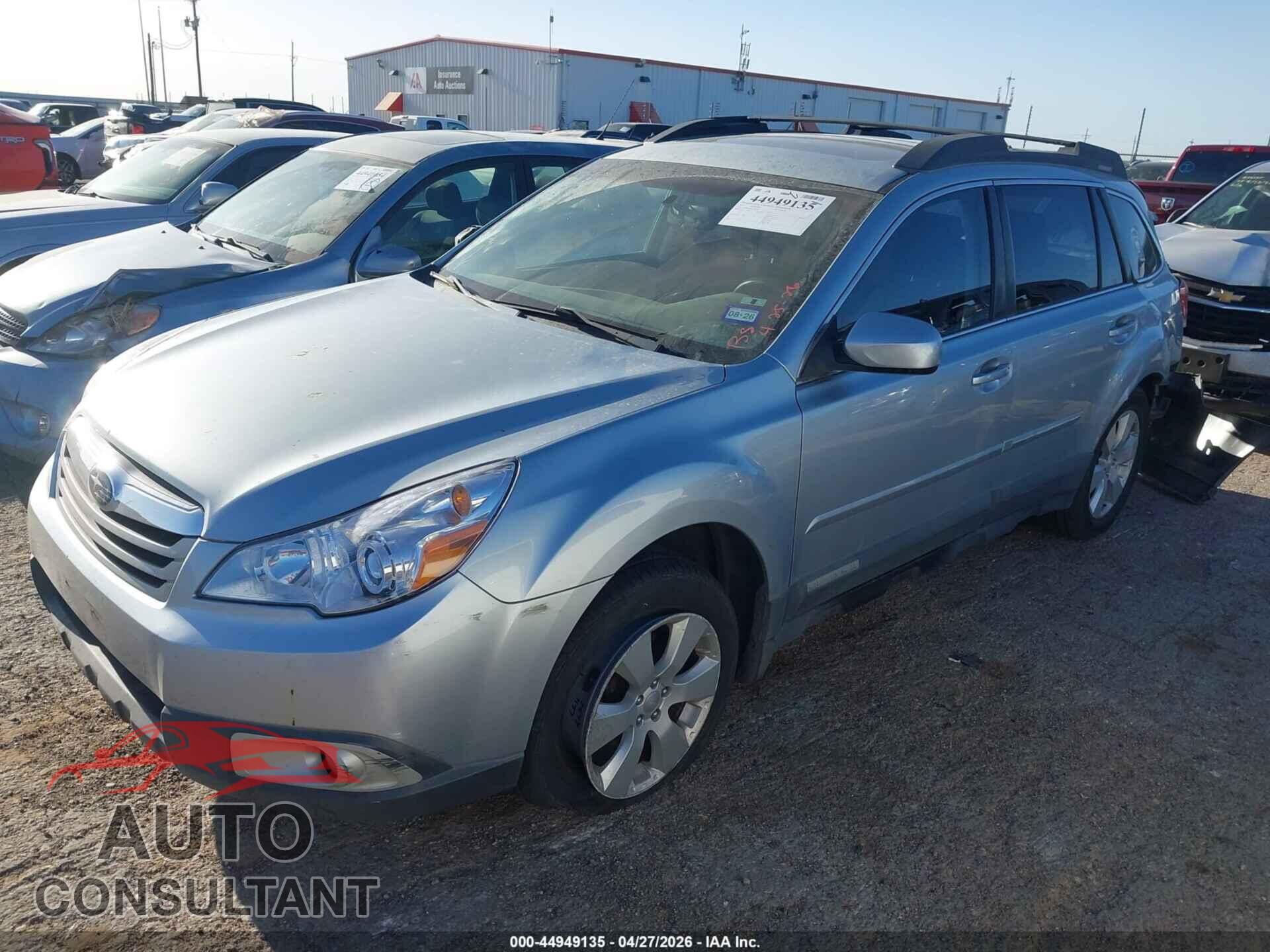 SUBARU OUTBACK 2012 - 4S4BRCGC8C3290549