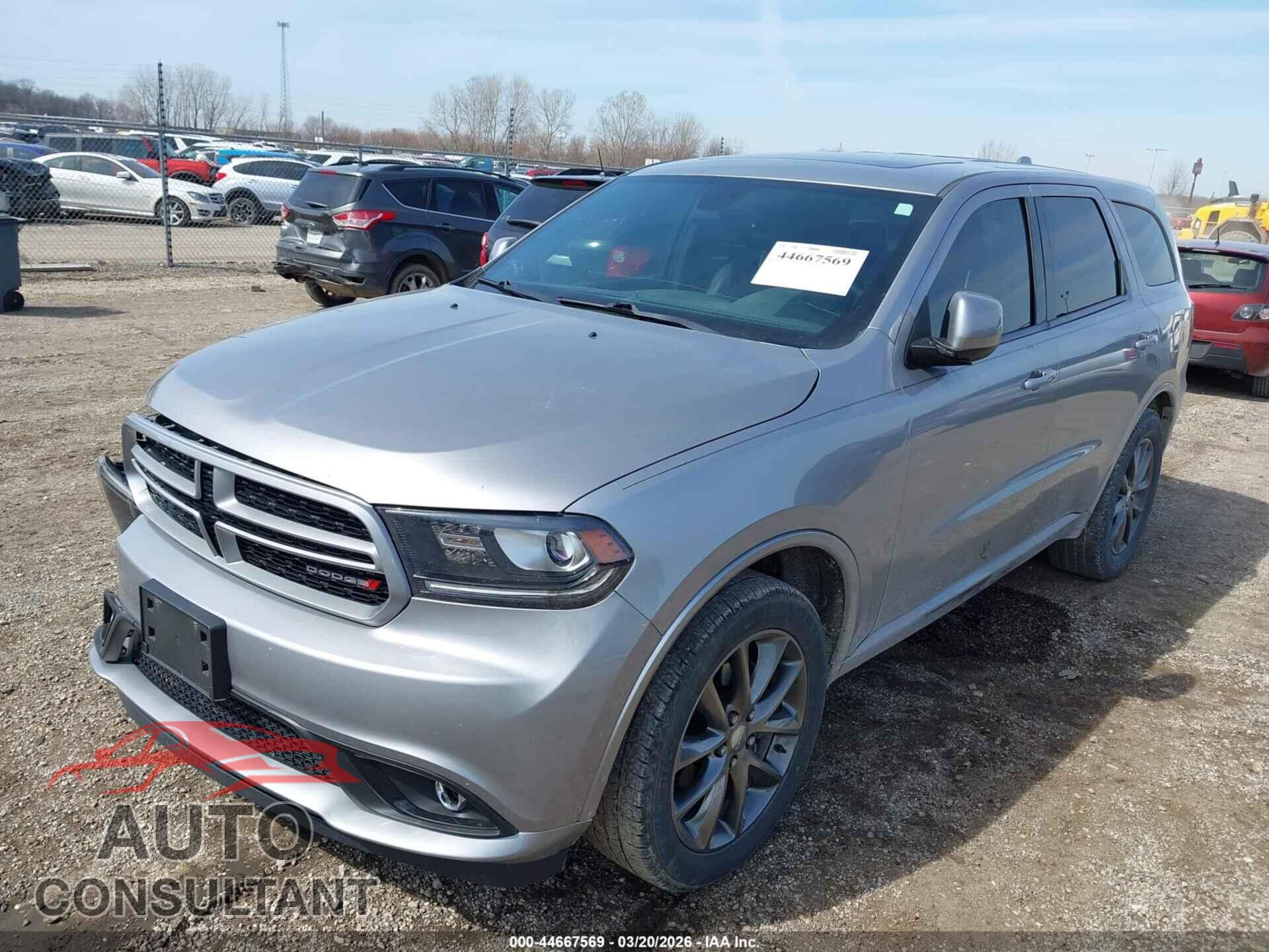 DODGE DURANGO 2015 - 1C4RDJAGXFC163467