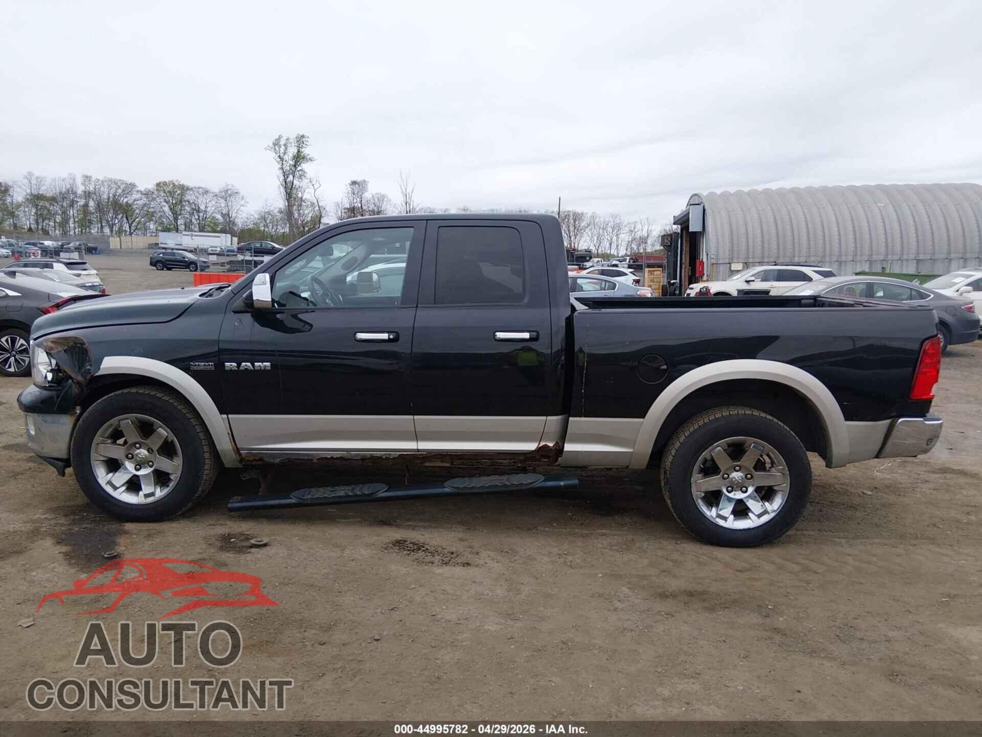 DODGE RAM 1500 2010 - 1D7RV1GT7AS131422