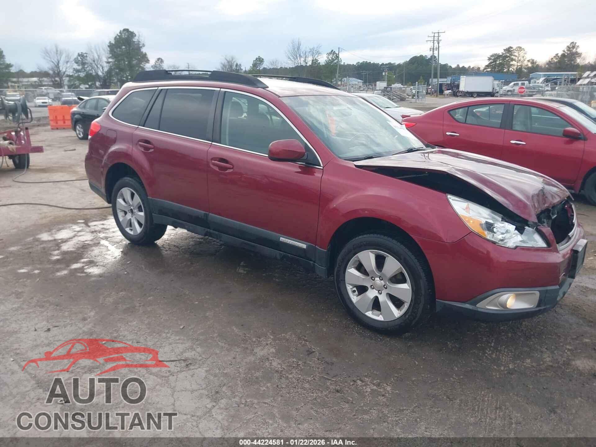 SUBARU OUTBACK 2012 - 4S4BRBBC9C3247324