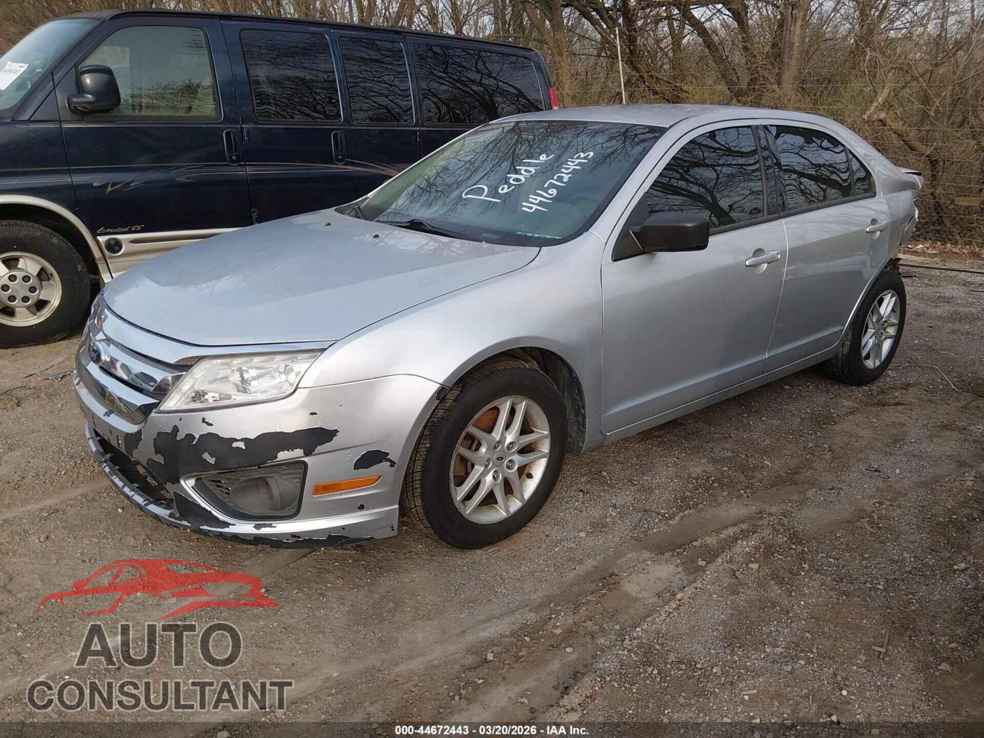 FORD FUSION 2012 - 3FAHP0GA5CR391198