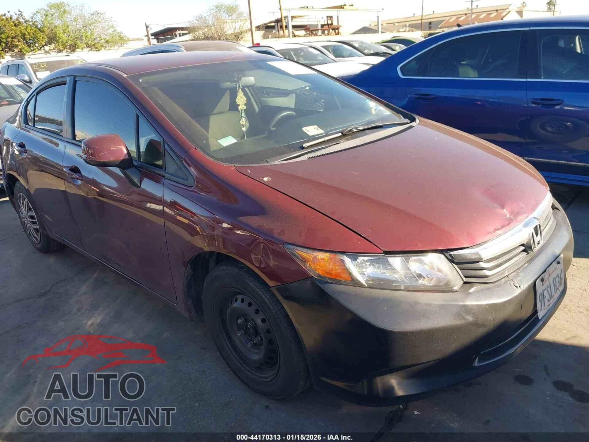 HONDA CIVIC 2012 - 19XFB2F53CE107414