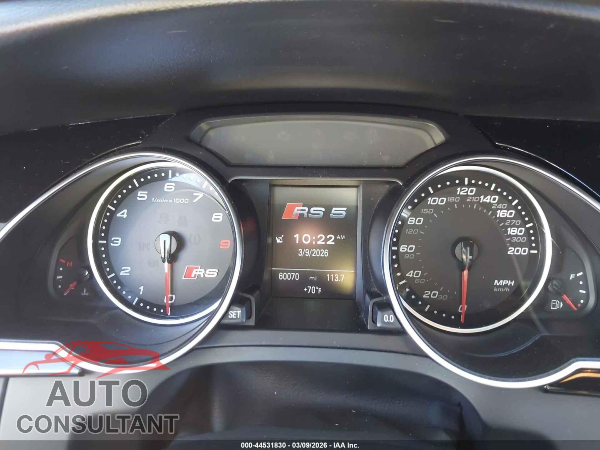 AUDI RS 5 2014 - WUAC6AFR4EA900251