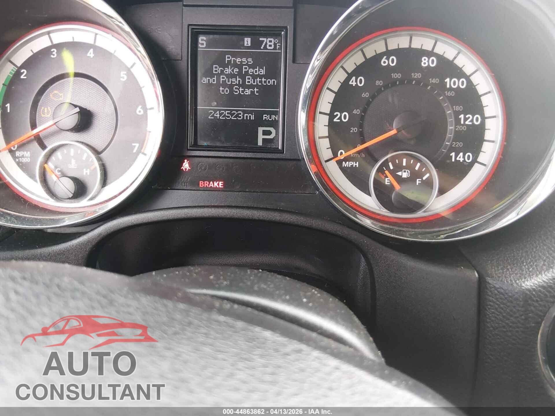 DODGE DURANGO 2011 - 1D4RD4GG0BC731943