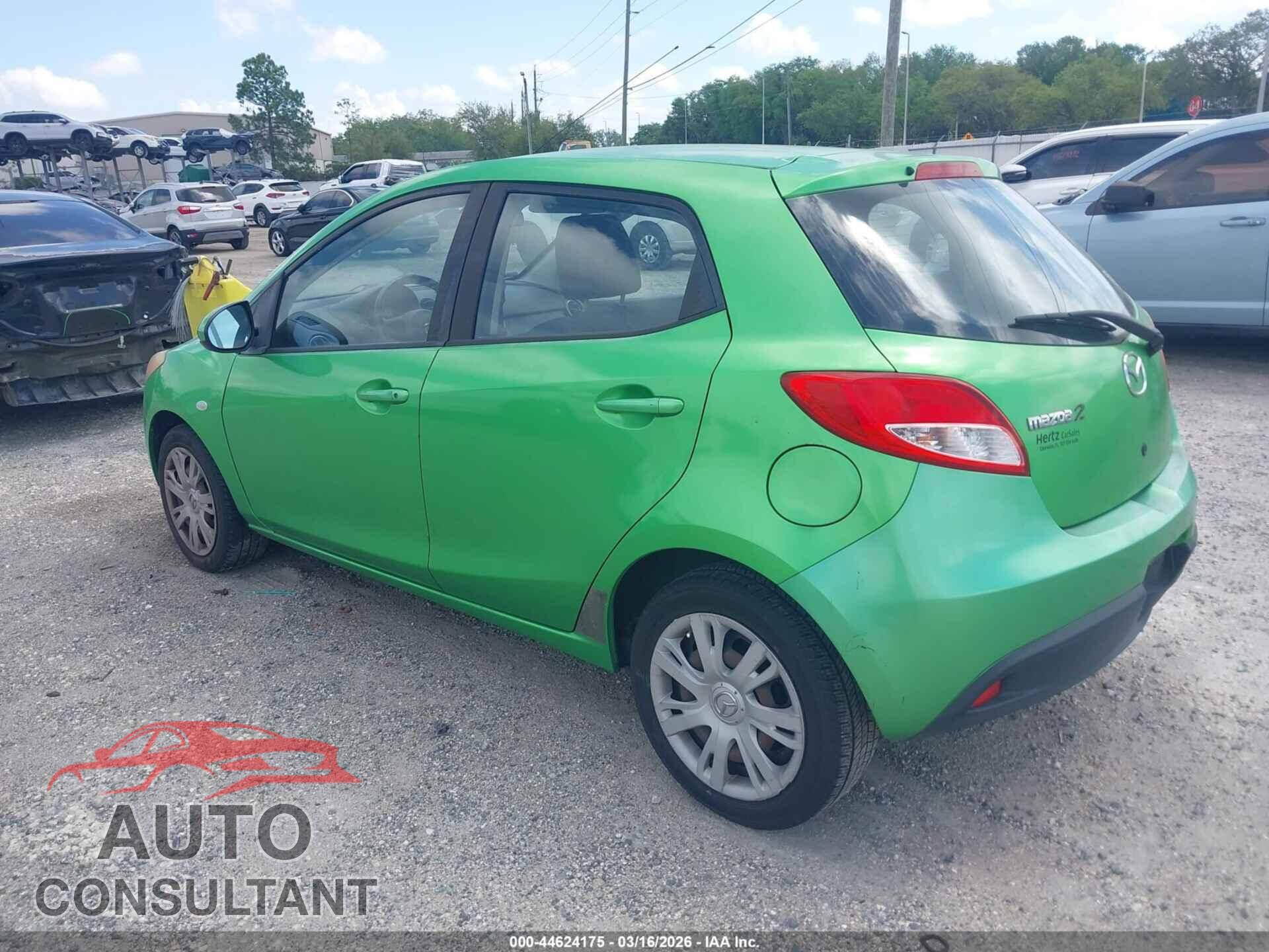 MAZDA MAZDA2 2013 - JM1DE1KY7D0157106
