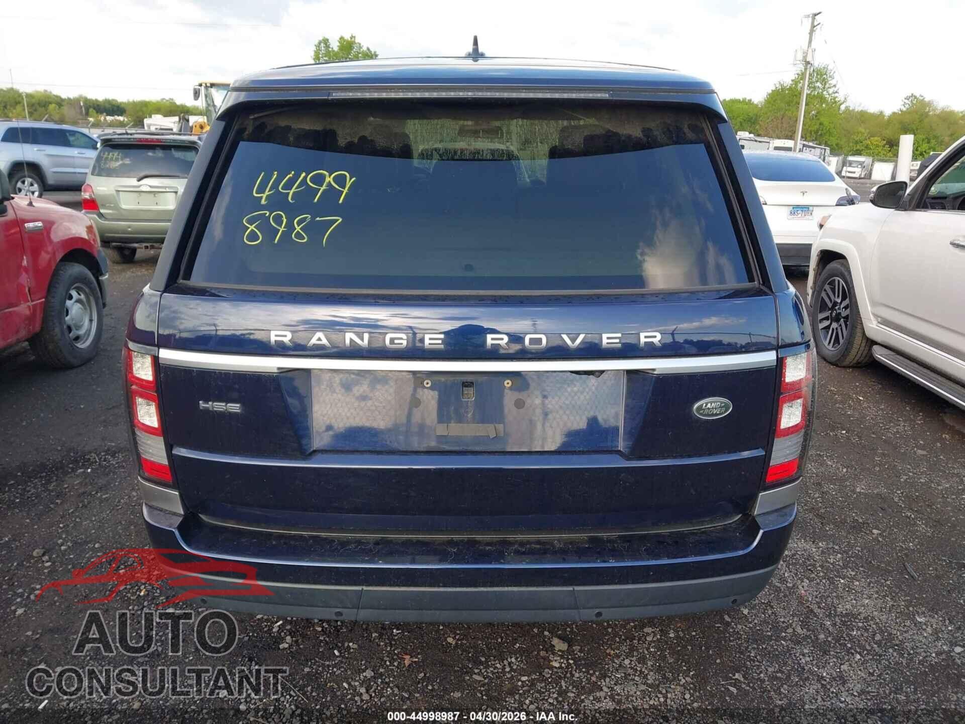 LAND ROVER RANGE ROVER 2016 - SALGS2VF6GA270770