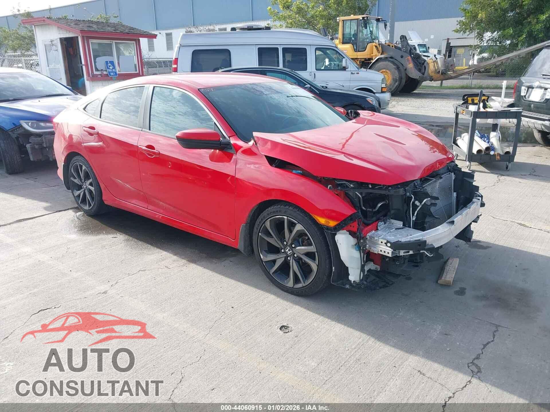 HONDA CIVIC 2019 - 2HGFC2F84KH545581