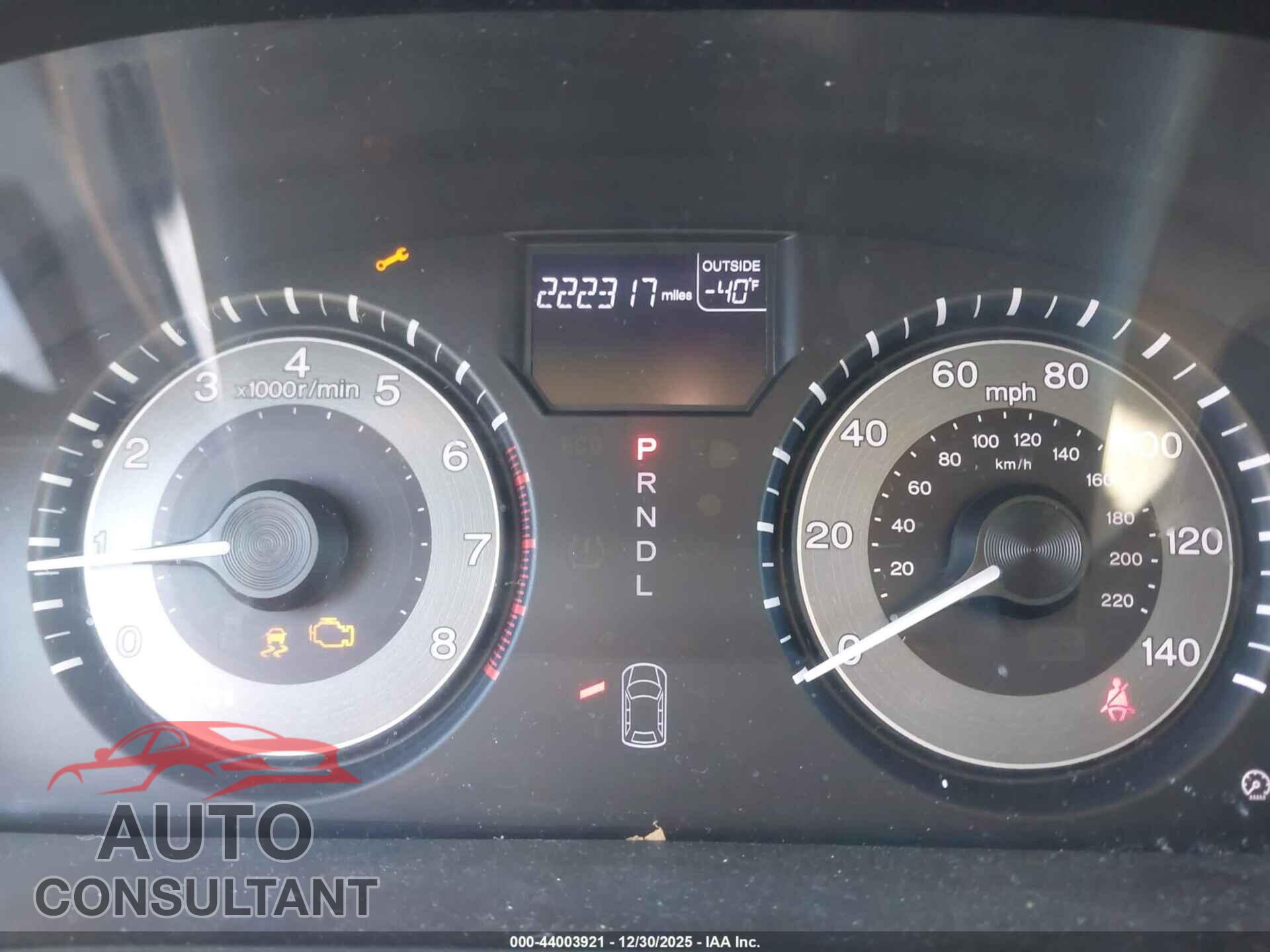 HONDA ODYSSEY 2012 - 5FNRL5H43CB072111