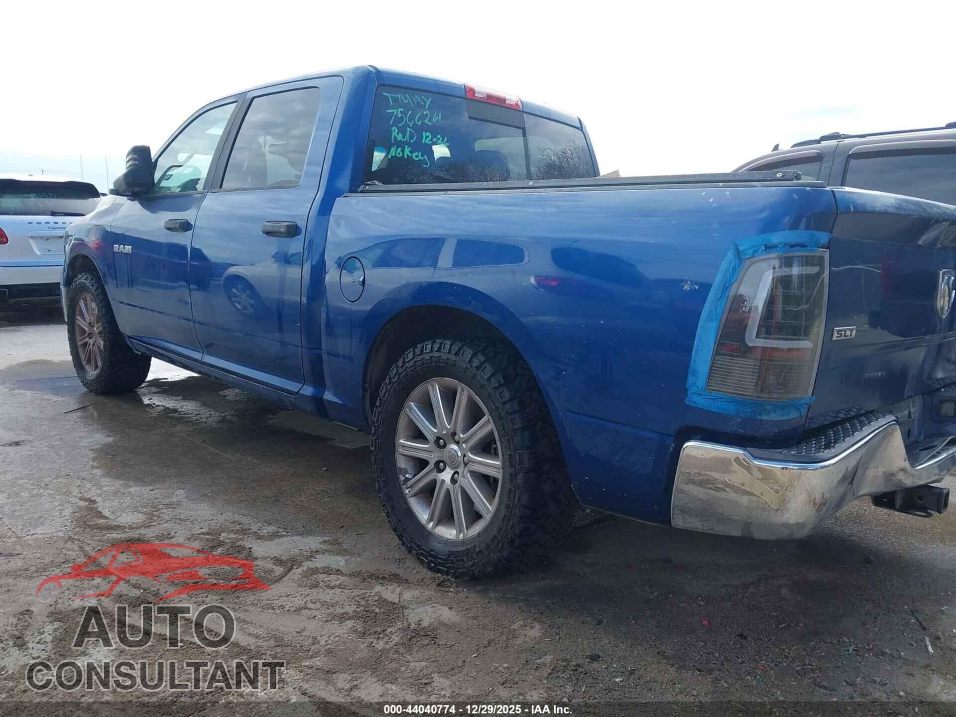 DODGE RAM 1500 2009 - 1D3HB13P79S756624