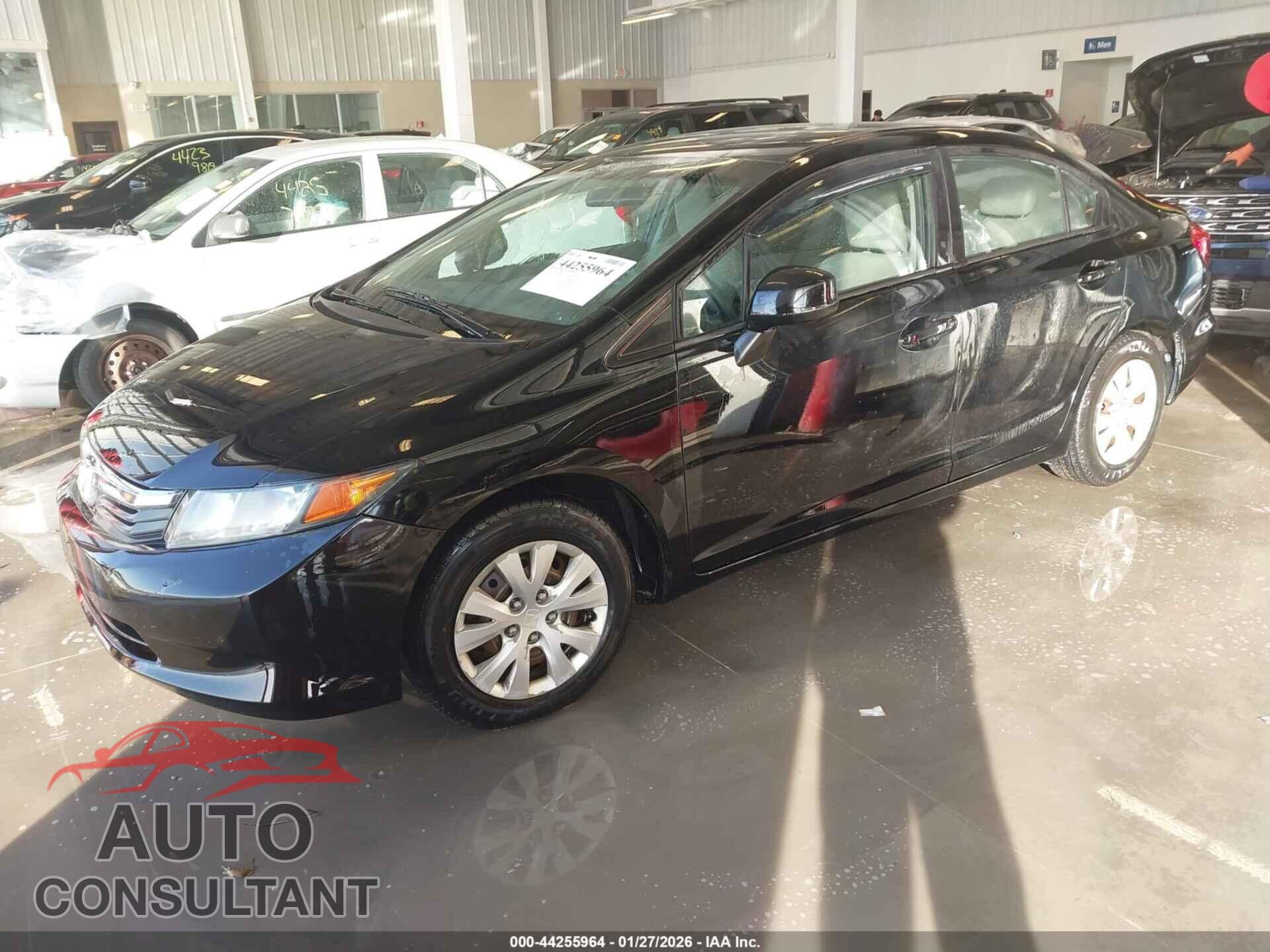 HONDA CIVIC 2012 - 19XFB2F56CE014807