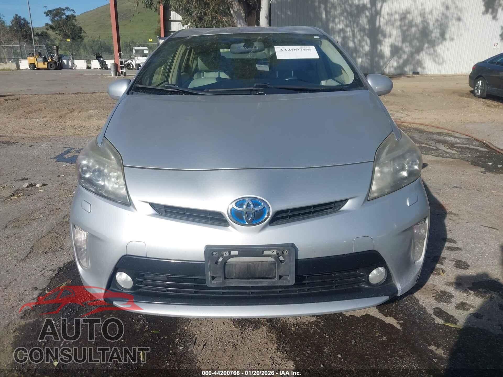 TOYOTA PRIUS 2012 - JTDKN3DU9C1527770
