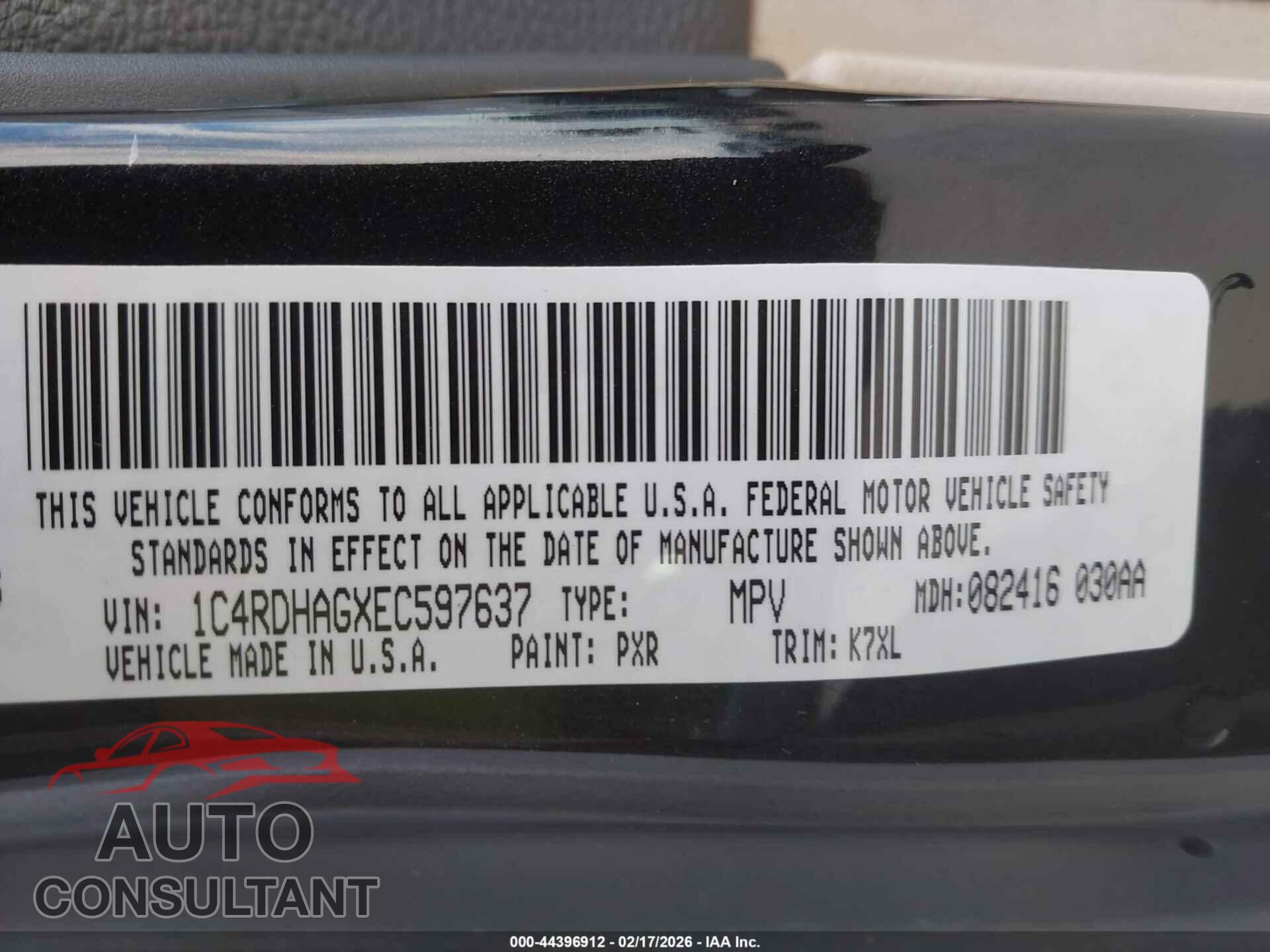DODGE DURANGO 2014 - 1C4RDHAGXEC597637