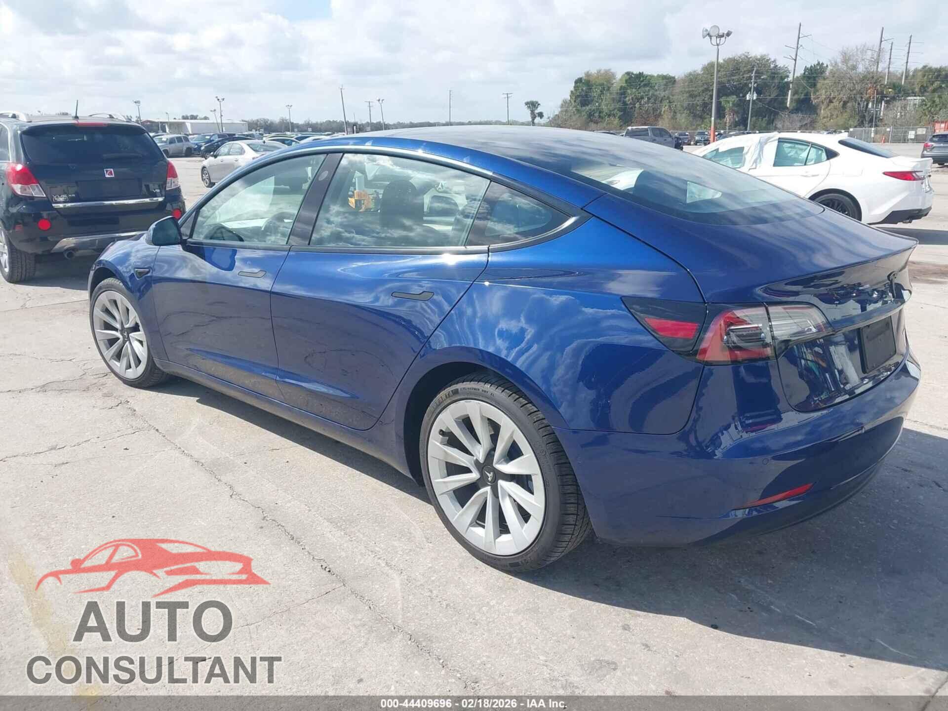 TESLA MODEL 3 2022 - 5YJ3E1EB4NF188030