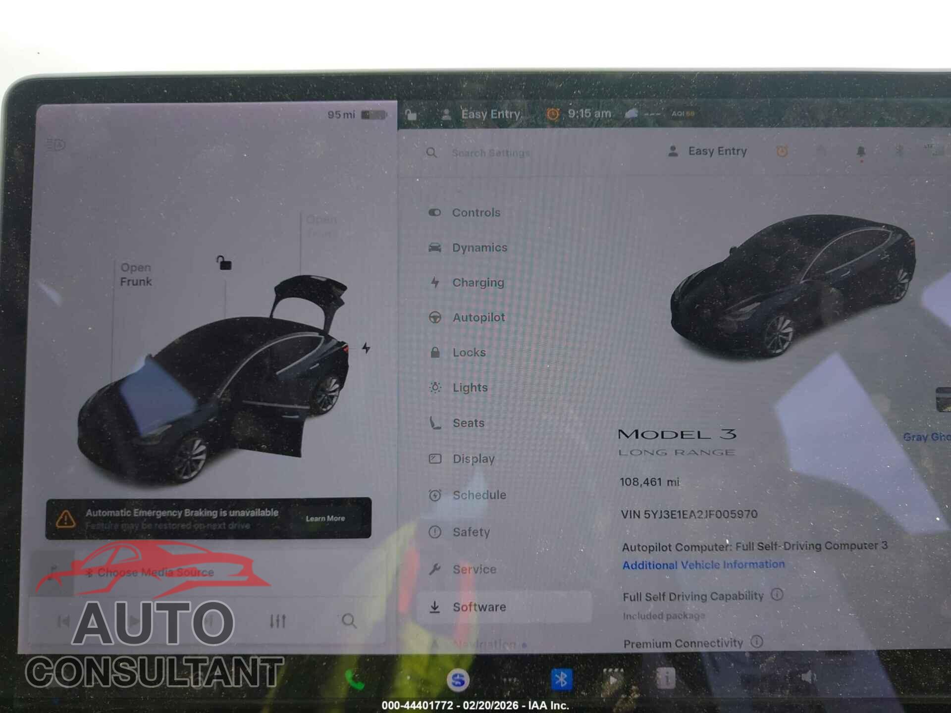 TESLA MODEL 3 2018 - 5YJ3E1EA2JF005970