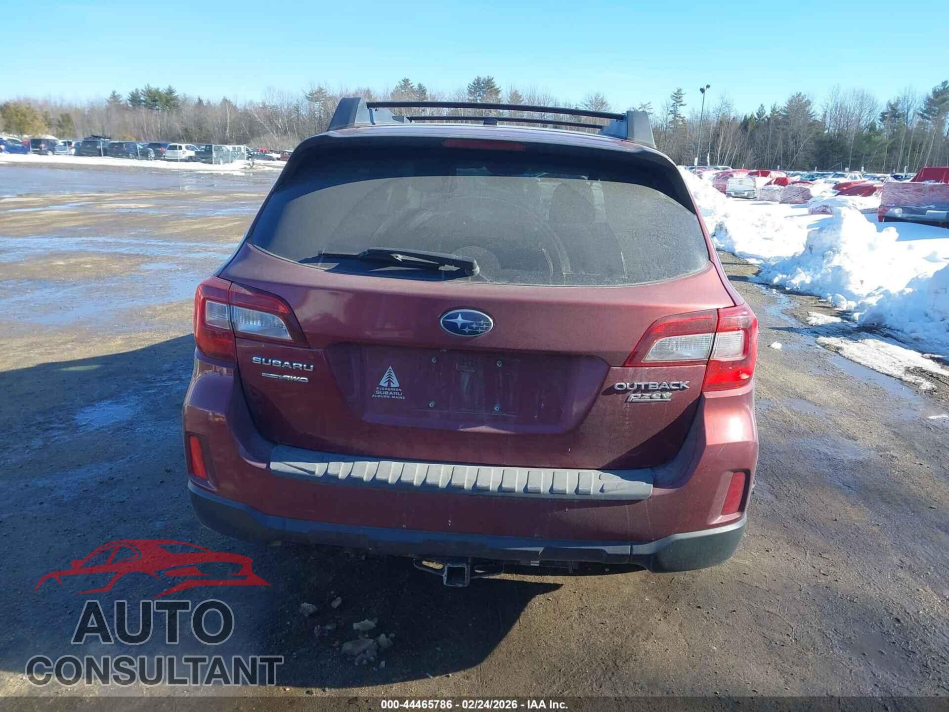 SUBARU OUTBACK 2015 - 4S4BSACC1F3237727