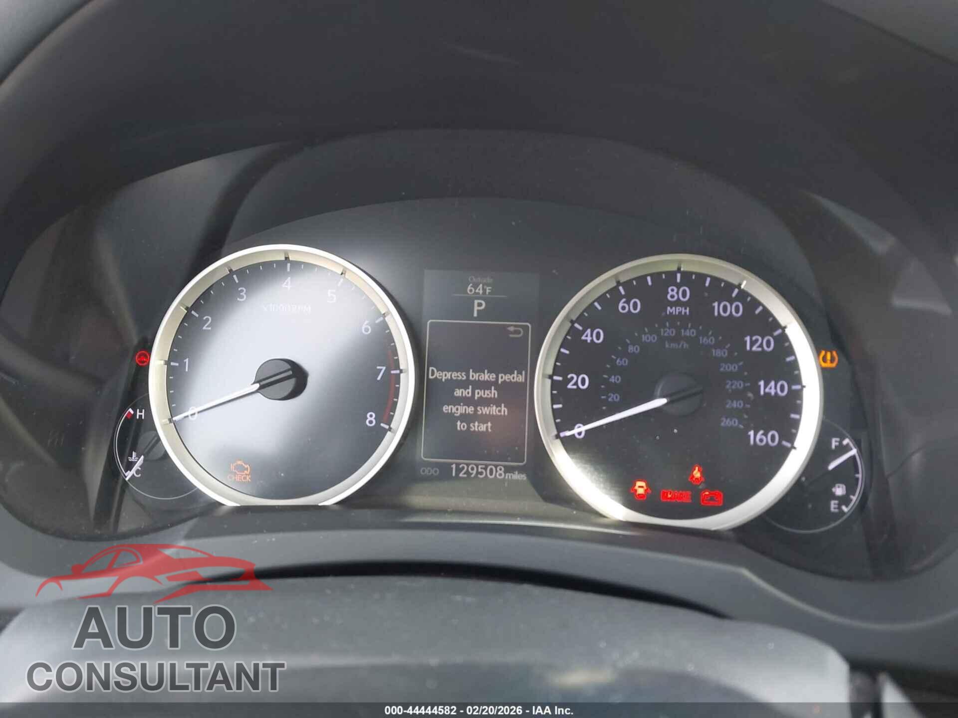 LEXUS IS 250 2014 - JTHBF1D2XE5015736