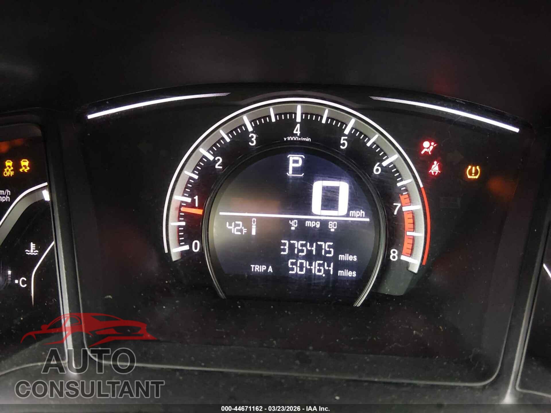 HONDA CIVIC 2016 - 19XFC2F54GE202602