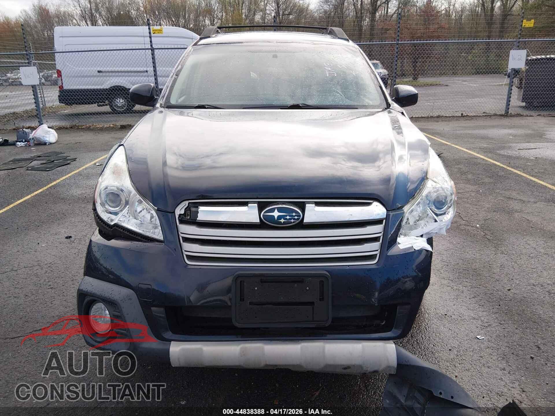 SUBARU OUTBACK 2013 - 4S4BRBKC4D3304062