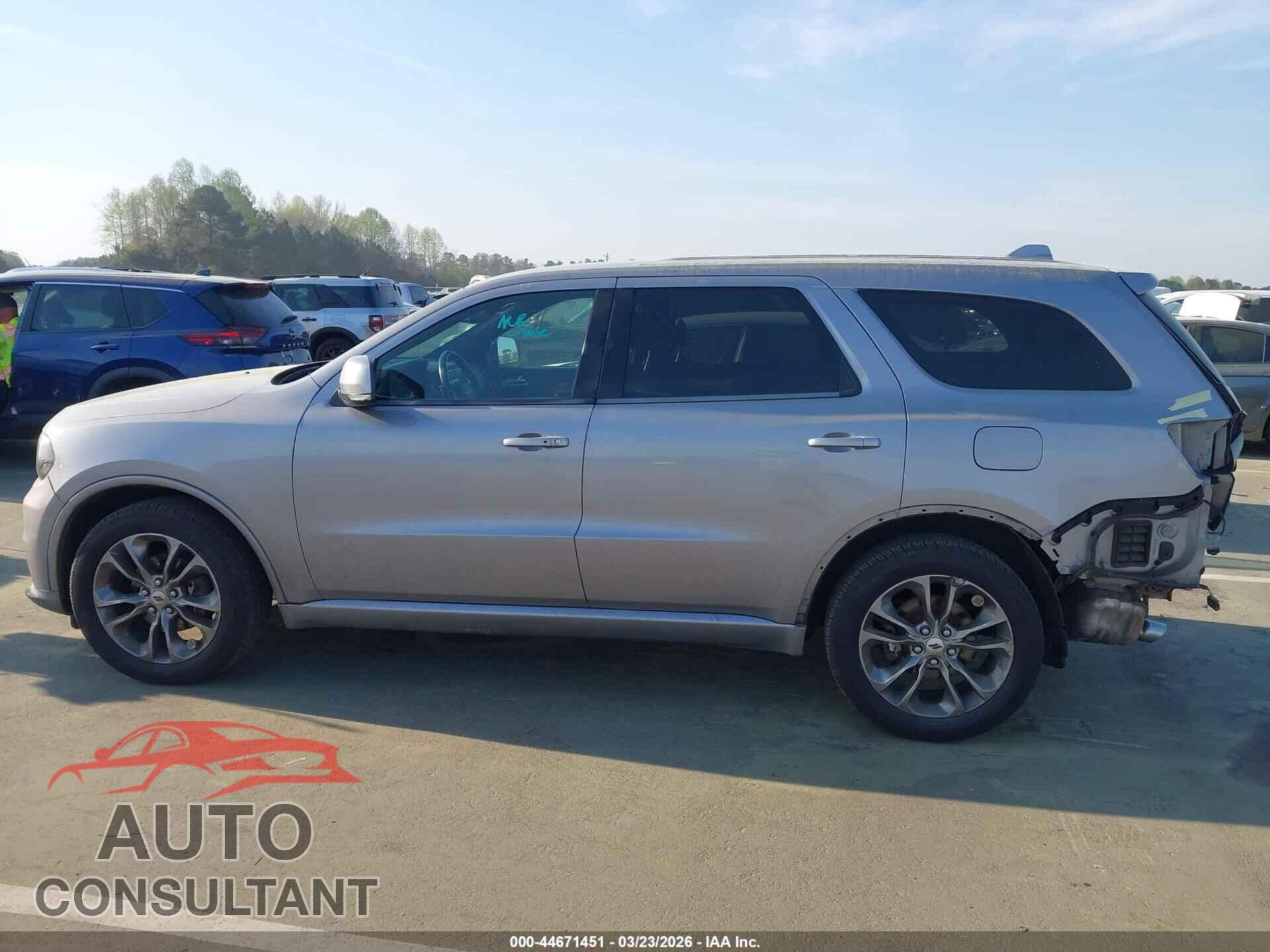 DODGE DURANGO 2020 - 1C4RDJDG7LC119627