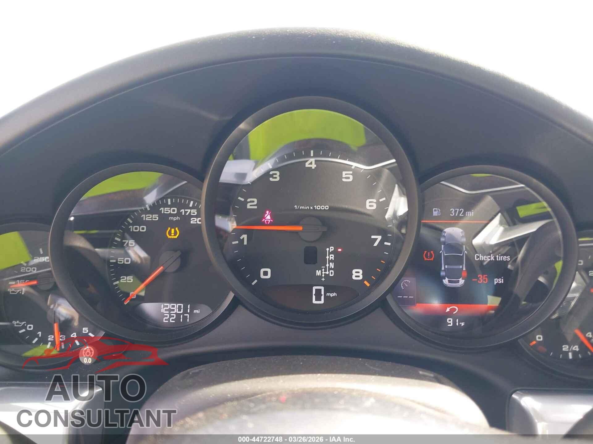 PORSCHE 911 2017 - WP0BA2A92HS132224
